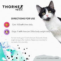 ThorneVET Joint Support Formula – Dog & Cat Joint Health Support, 120 Soft Chews