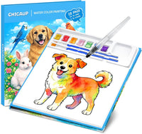 CHICAUP Paint with Water Coloring Books for Kids - Light Blue