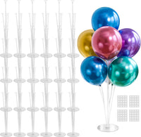 JOYYPOP 4 Sets Balloon Stand Kit For Table - 24 Pack Clear