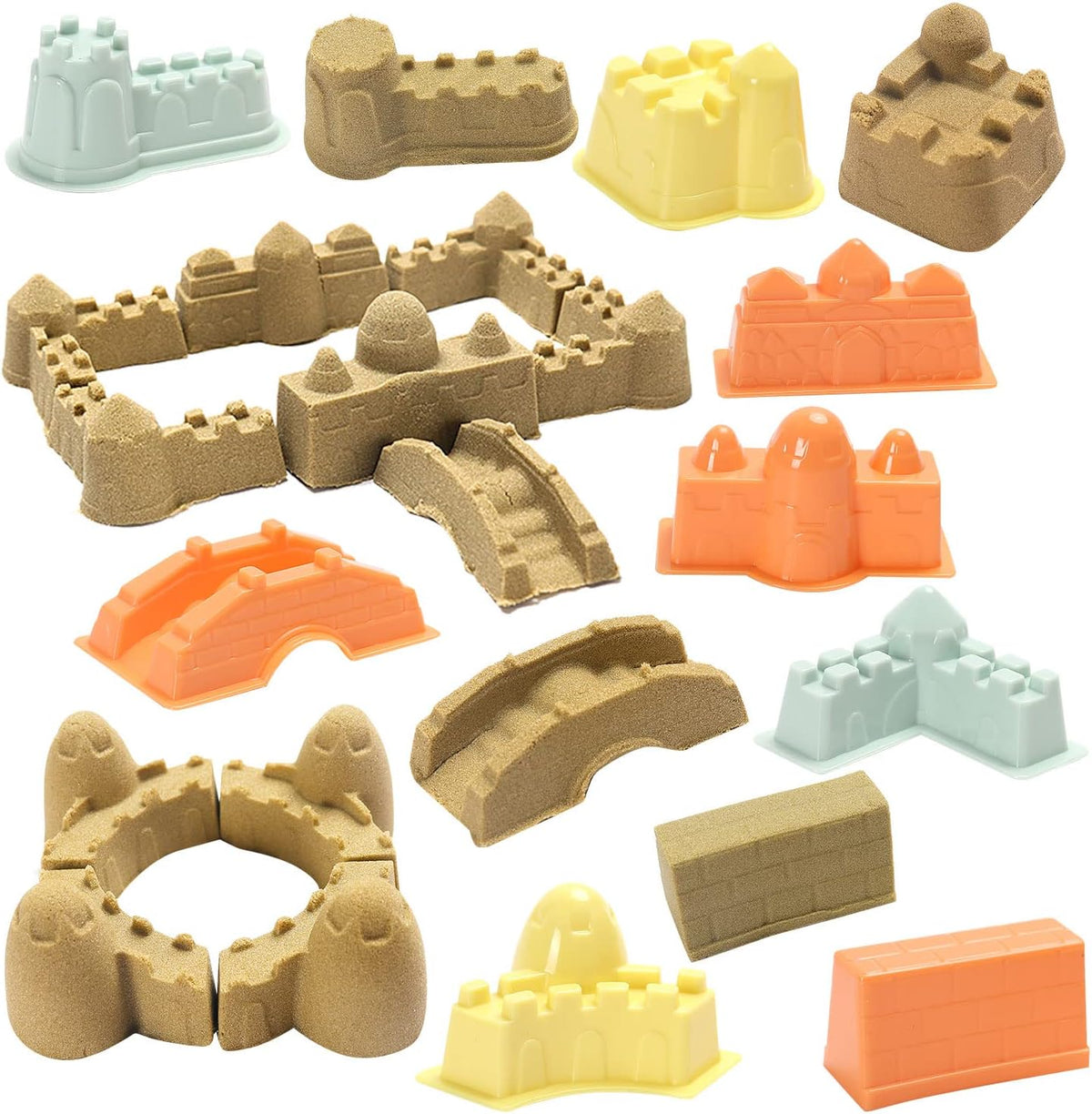 YIDESTARS Construction Sensory Bin Large Take Apart Trucks - image 3