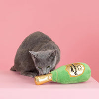 Fringe Studio, Off THE Scales Durable Cotton Canvas Cat Toy - Dom Purrignon - image 4