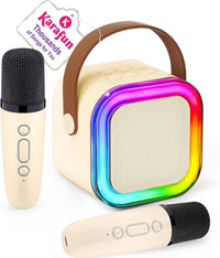 IROO Mini Karaoke Machine for Kids - Off-white