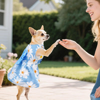 choyaxo Floral Dog Dress Cute Dog Skirt Pet Dress Summer Pet Clothes - Leaf / X-Small - image 4