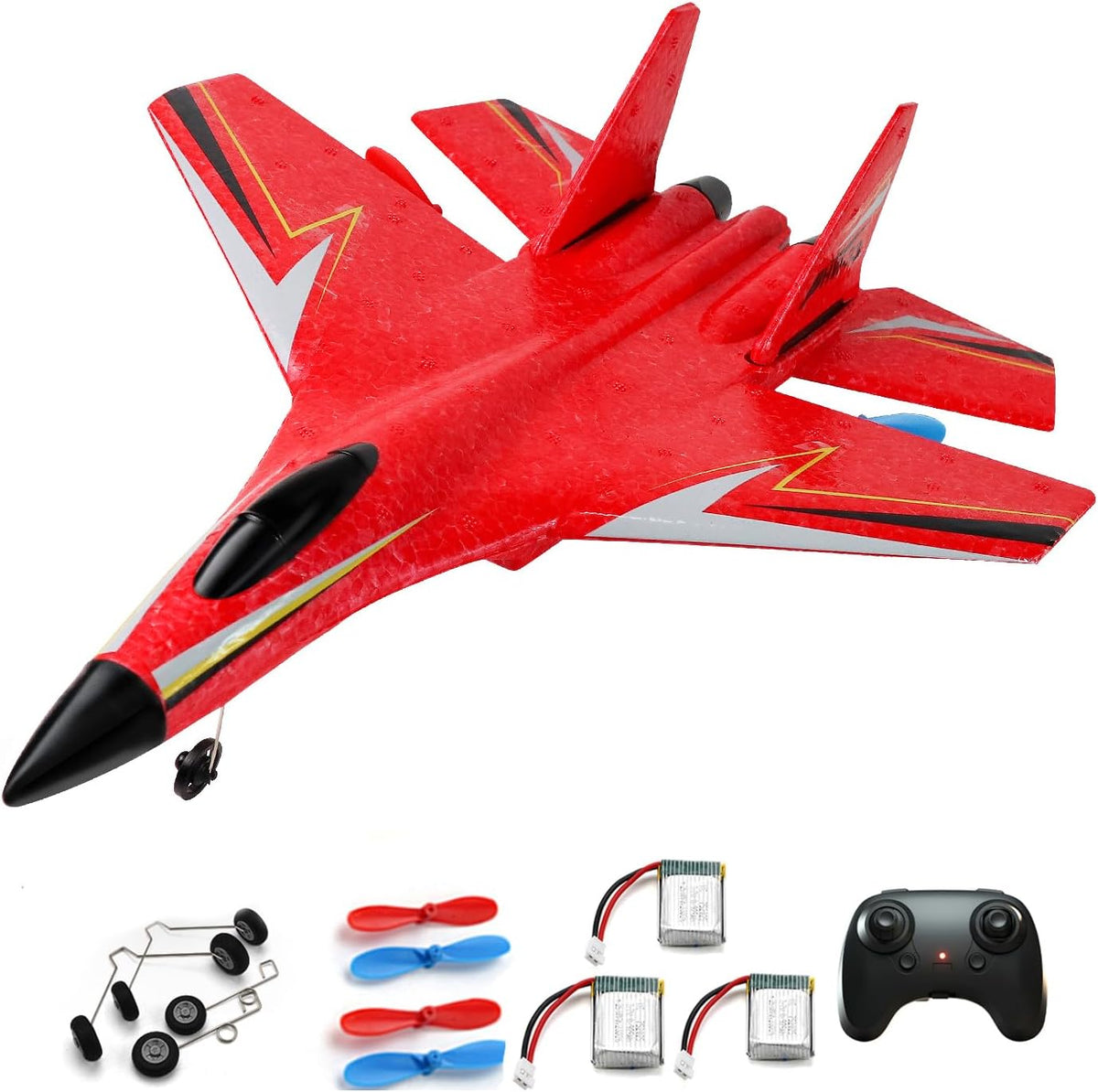 Crohorizon foam RC airplane for beginners with six-axis gyro and lights - view 2
