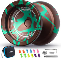 MAGICYOYO V12 Finger Spin Yoyo - Brown Green