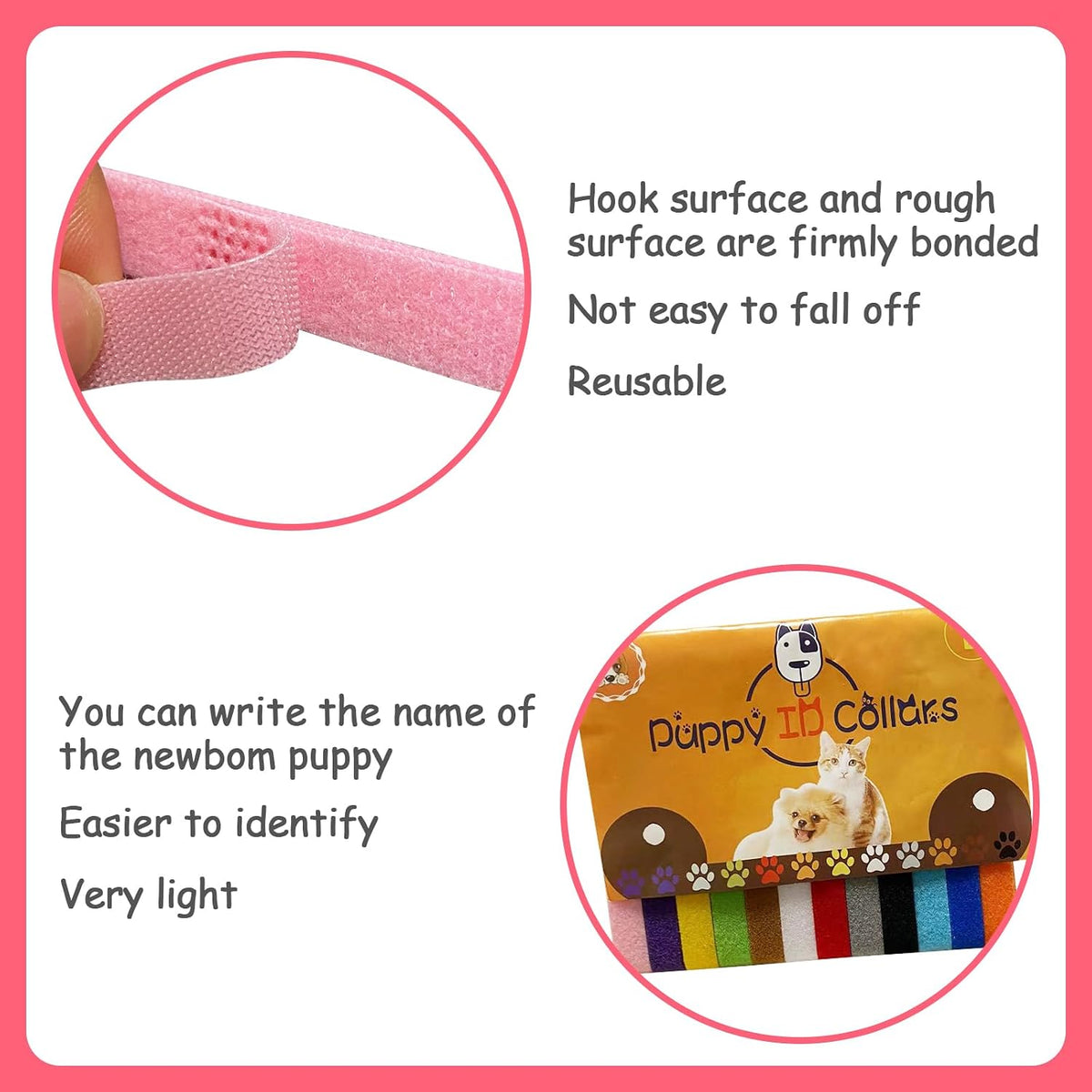 12 Colors Puppy Collars for Litter - S - image 4