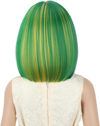 PATTNIUM kids dark blue short bob wig, synthetic with adjustable cap - view 16