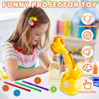 KETIEE Unicorn Drawing Projector Toys for Ages 5-7 – Fun for Kids & Family - Yellow / Small - image 4