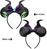 RAZKO Mouse Ears Headband - Flaming Maleficent - image 3