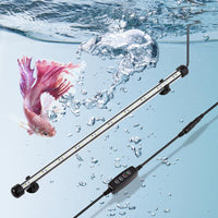 DaToo 4W 7.5inch Submersible Aquarium Light Underwater Fish Tank - 10W 18.5inch (With Timer&Dimmer)