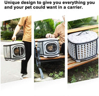 Foldable Pet Dog Cat Puppy Handbag Carrier Cage - BIG FRENCHIES