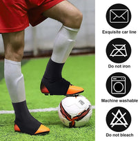 Football Spats Cleat Covers, Youth Boys, Keeps Dirt - Black / Medium - image 4