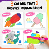24 Thin Washable Paint Sticks for Kids - 36 Thick - image 3