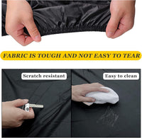 Dog Bed Covers 53L × 43W × 5H Inch Washable Grey Thickened Waterproof - XX-Large-53" L × 43" W × 5" H / Black - image 4