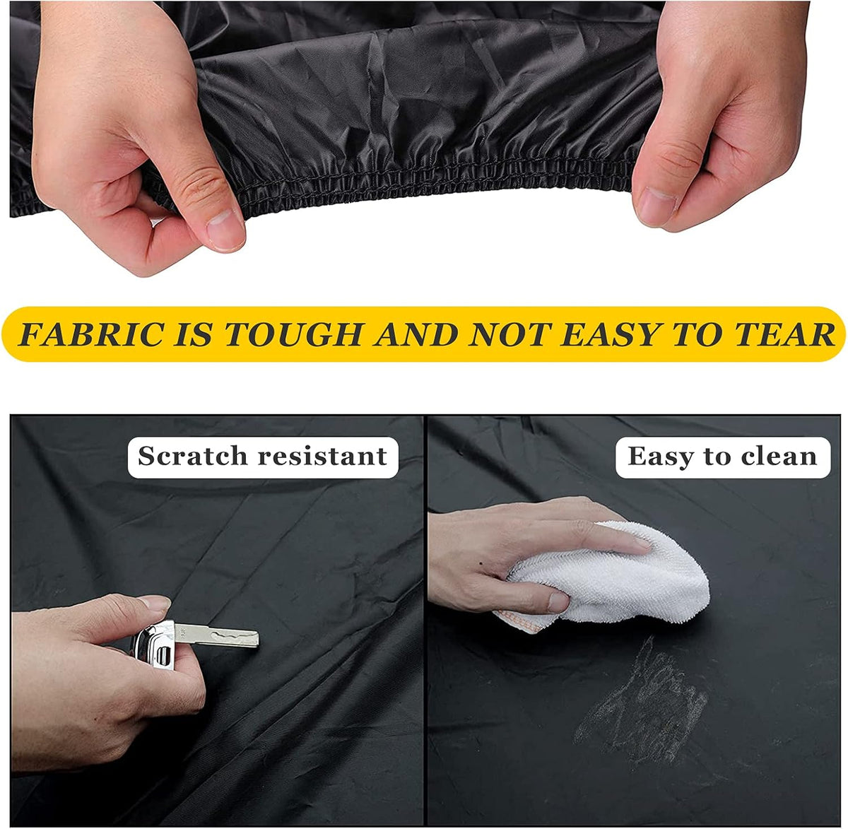 Dog Bed Covers 53L × 43W × 5H Inch Washable Grey Thickened Waterproof - XX-Large-53" L × 43" W × 5" H / Black - image 4