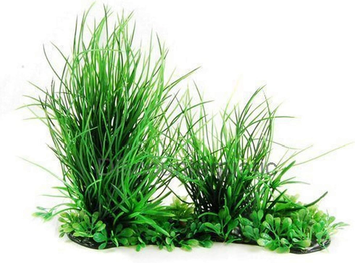 CNZ Aquarium Aquascape Artificial Plastic Plant, Green