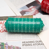 FLYALIGOGO metal Da Vinci Code cryptex puzzle box with letter dials - view 13