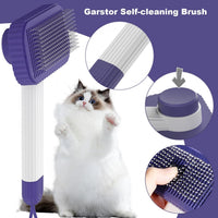 Cat brush, Cat Brush for Long or Short Haired Cats – Essentials for Cats - Dark Blue - image 3