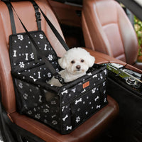Portable Pet Dog Booster Seat for Small and Medium Pets – Essentials for Dogs - Blue and gray - image 2