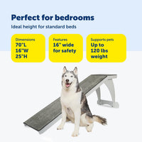 PetSafe CozyUp Bed Ramp, Supports Pets Back & Joints - White / Ramp - image 4