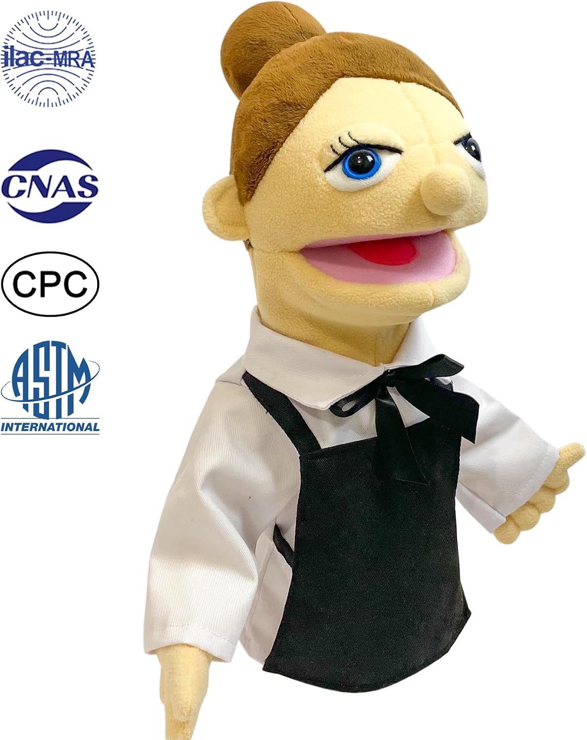 16" Puppets Entriloquist Puppet - H-waiter - image 2