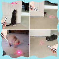 Cat Toy, USB Rechargeable, 3 Light Modes, 5 Fun Patterns, Indoor – Essentials for Cats - 1 pcs red light - image 2