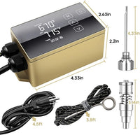 Digital LCD Temperature Controller, User-Friendly Operation, Gloden, 110V, HTHC04G-US-PID