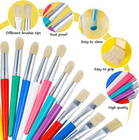 YGAOHF 24 Pcs Paint Brushes for Kids Bulk - 48 Pack - image 3