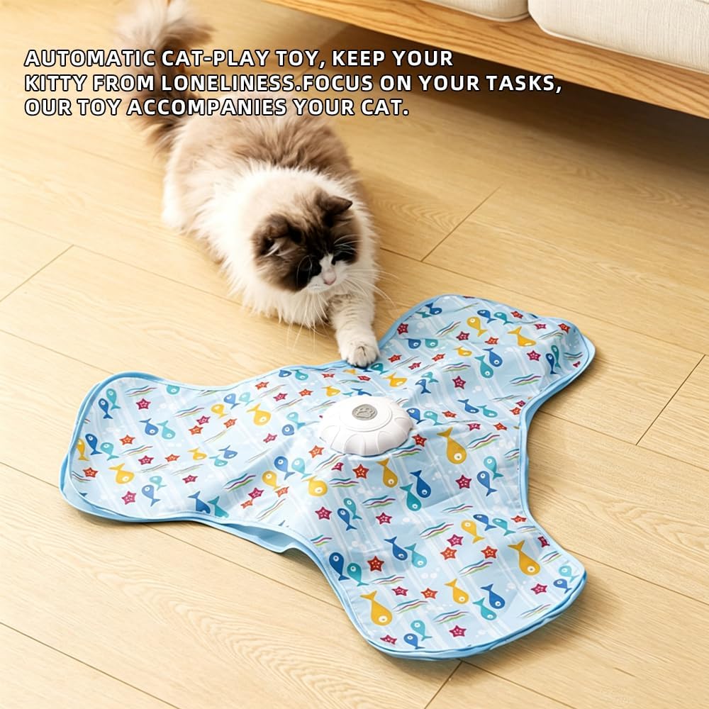 Rechargeable Automatic Cat Toy - Triangle - image 4