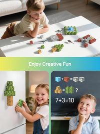 Veecafiodi magnetic blocks set with dinosaur figures - view 5