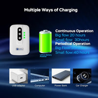 AquaMiracle Lithium Battery Powered Portable Aquarium Air Pump - For Tanks up to 120Gal - image 4