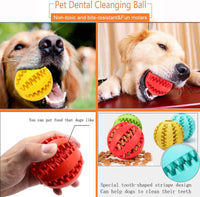 Sunglow 2 Pack Dog Toy Ball – Essentials for Dogs - Red/Yellow / 2.75 in - image 3