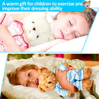 Civaner 2 Pack Bear Clothes Stuffed Animal Outfit Pajamas - Solid Style - image 2