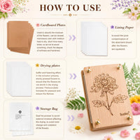 Suziko Large Flower Press Kit 10.8 x 6.9 inch for Adults - Chrysanthemum 10.8" x 6.9" - image 4