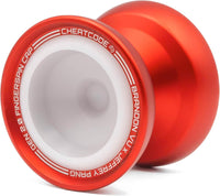 CHEATCODE unresponsive metal yoyo by Brandon Vu with Delrin fingerspin cap - view 4