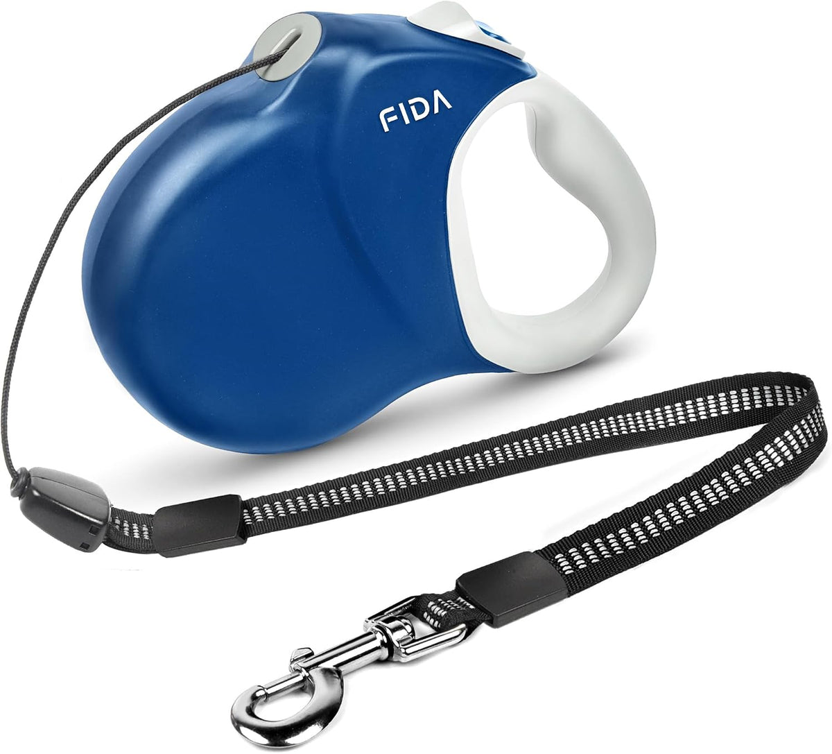 Fida Upgraded Retractable Dog Leash, Heavy Duty - Large（30ft） / Blue