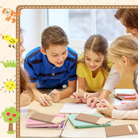 Ctosree mini colored pencils in kraft boxes, 6 natural wood pencils per box - view 27