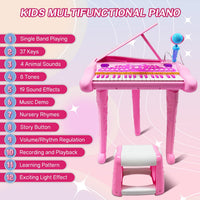 Dollox Keyboard Piano for Kids - Pink - image 2