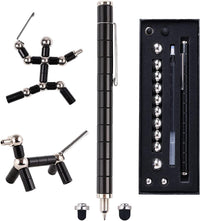Fidget Pen, Decompression Magnetic Fidget Toy Pen - Black - image 3