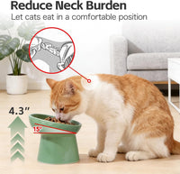 YauYik Small Raised Cat Bowls - GREEN - image 3