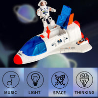 Wbzle space ship toy with astronaut figure, opening cockpits and telescopic arm - view 11