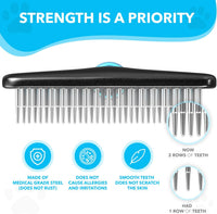 DOGI Deshedding Brush, Undercoat Rake for Dogs, Cats, Matted - Blue - image 4
