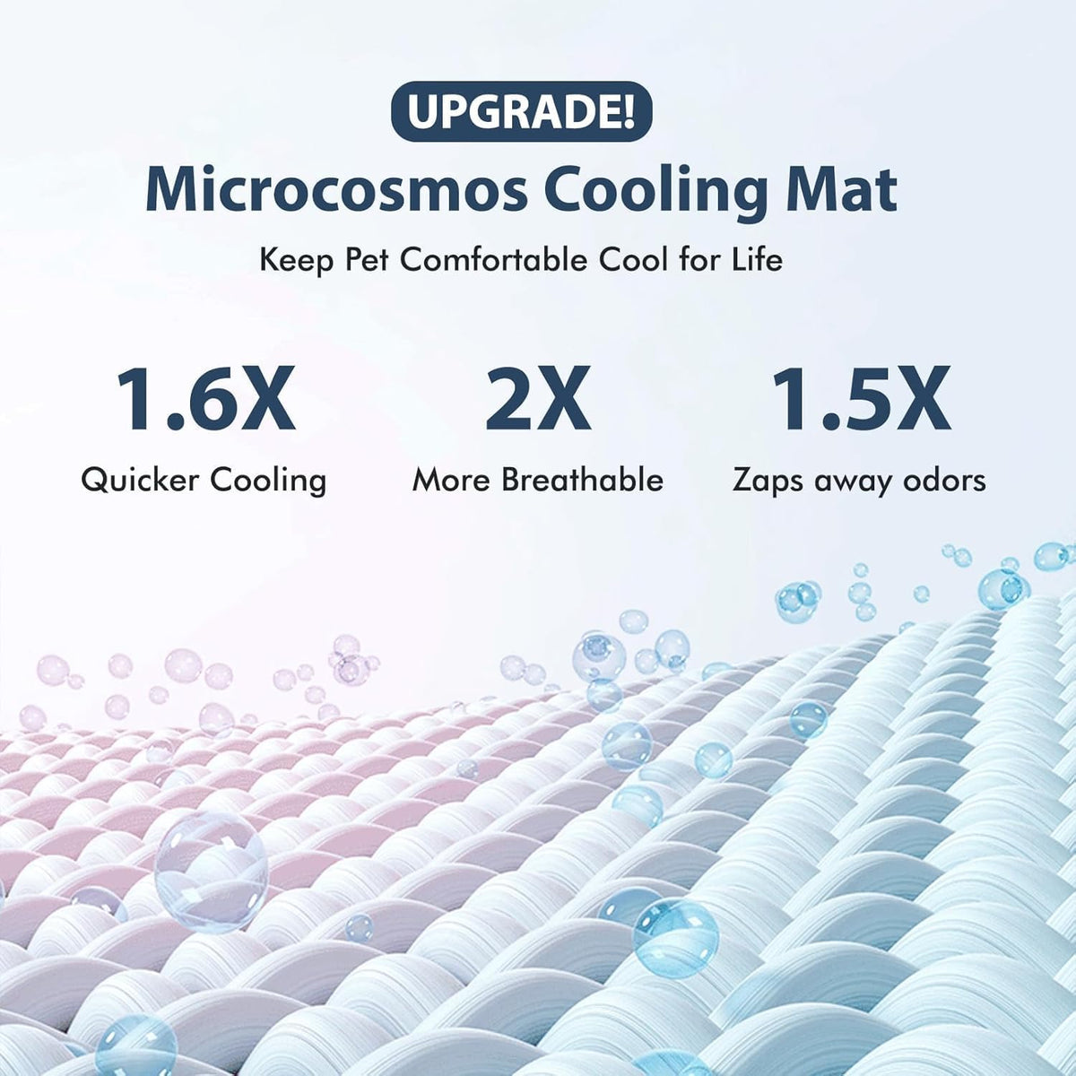 MICROCOSMOS Summer Cooling Mat & Sleeping Pad - 24" x 18" / Brown - image 3
