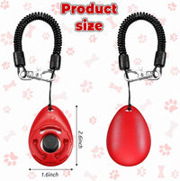 Frienda 18 Pcs Dog Training Clicker with Wrist Strap for Pets - Multicolor - image 2