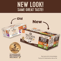 Wellness CORE+ Digestive Health Pate Adult Wet Cat Food, Natural, Protein-Rich, Grain Free, 3 Ounce, 12 Pack (Chicken & Turkey Variety Pack)