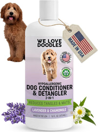 Puppy Shampoo and Conditioner, Tearless Puppy Wash - Dog Conditioner - Unscented