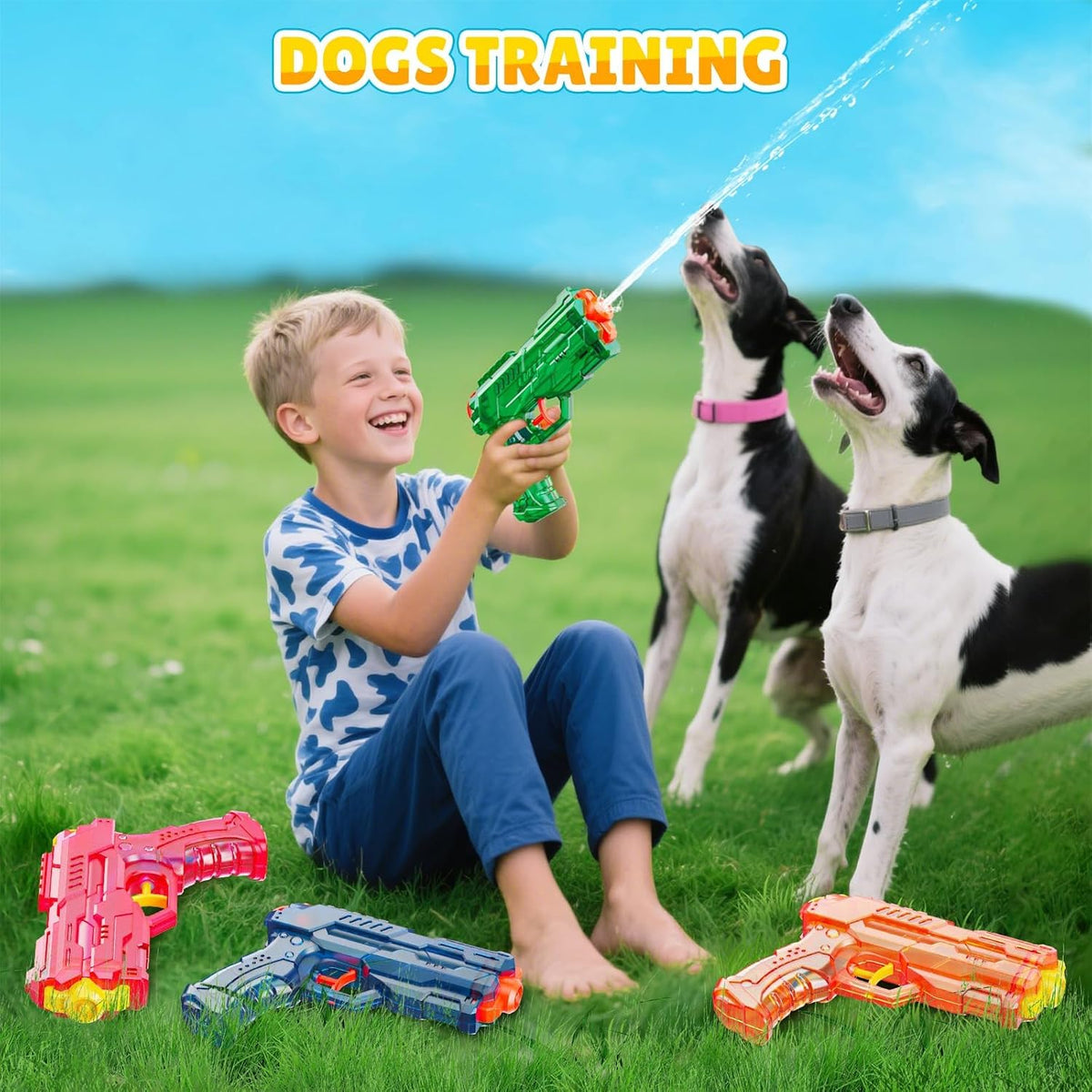 Water Gun Squirter for Kids Squirt Gun 2 Pack – Fun for Kids & Family - 2 Pack: Pink+Green - image 3