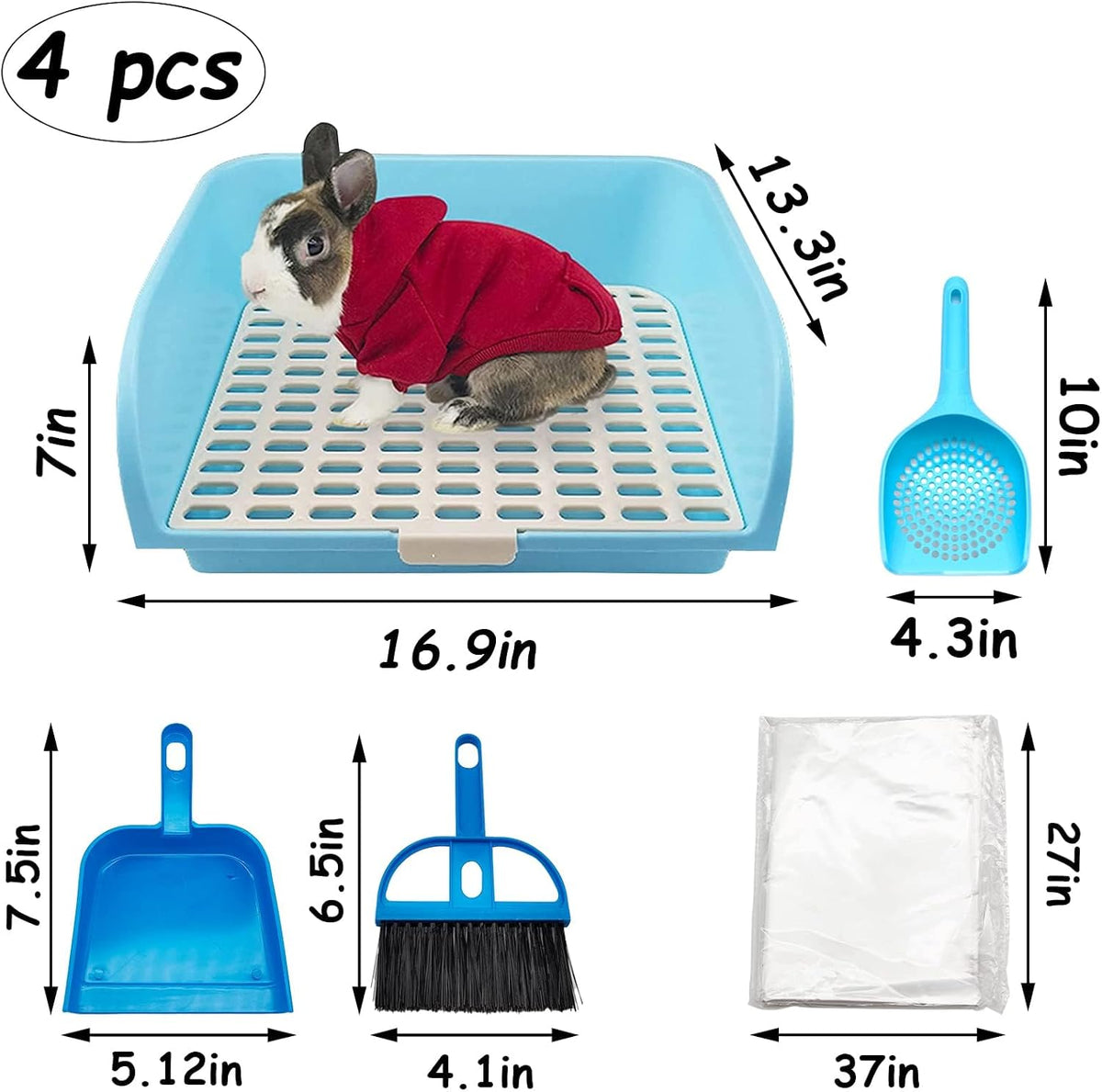 kathson Large Rabbit Litter Box - image 2