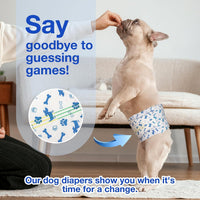 MICOOYO Dog Diapers Male Disposable Super Absorbent Male Dog Wraps - Extra Small / 50 - image 4