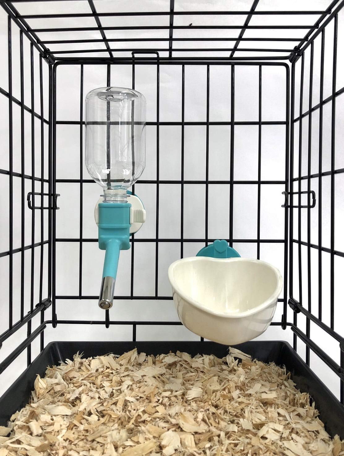 Choco Nose Patented No-Drip Dog Water Bottle/Feeder for Dogs/Cats - C528 Aqua Dish Set / Rabbits-Chinchillas-Toy Dogs-10.2 fl.oz - image 4